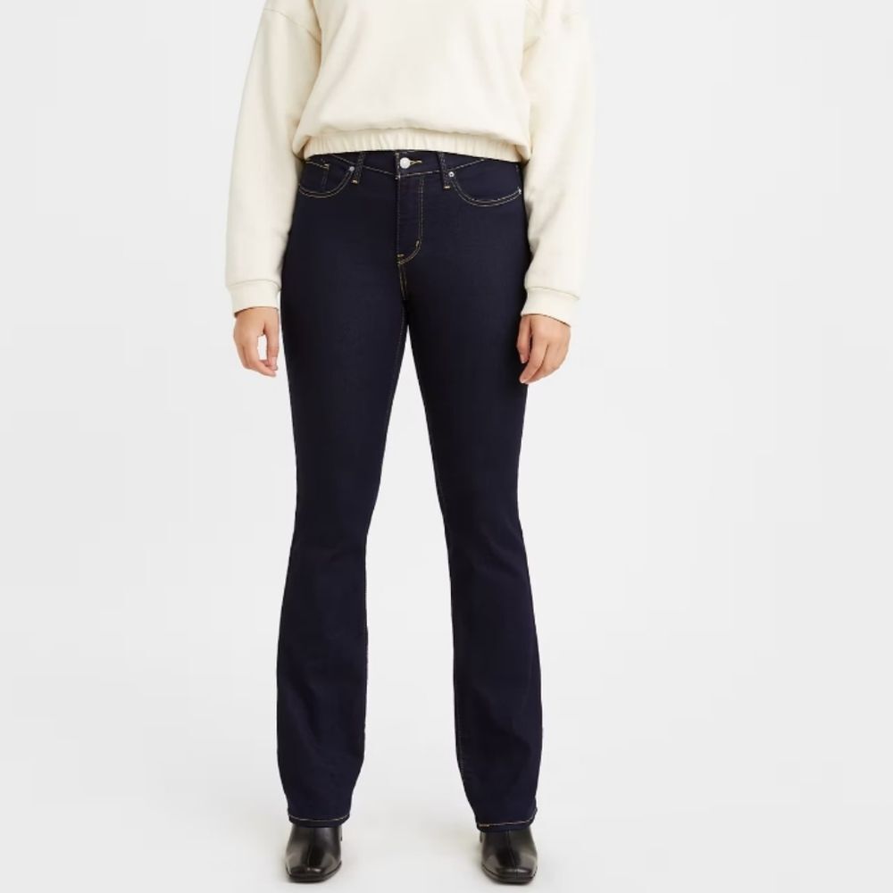 NEW NWT Levi’s 315 Shaping Bootcut Mid‎ Rise Jeans Dark Wash Size 29" x 30"